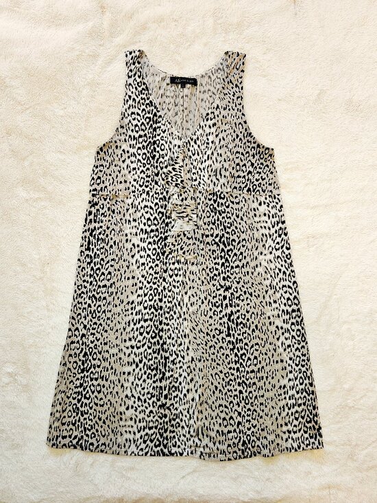 Anne Klein Dresses & Skirts - AK Anne Klein Leopard Print Sleeveless Dress Women's Size L